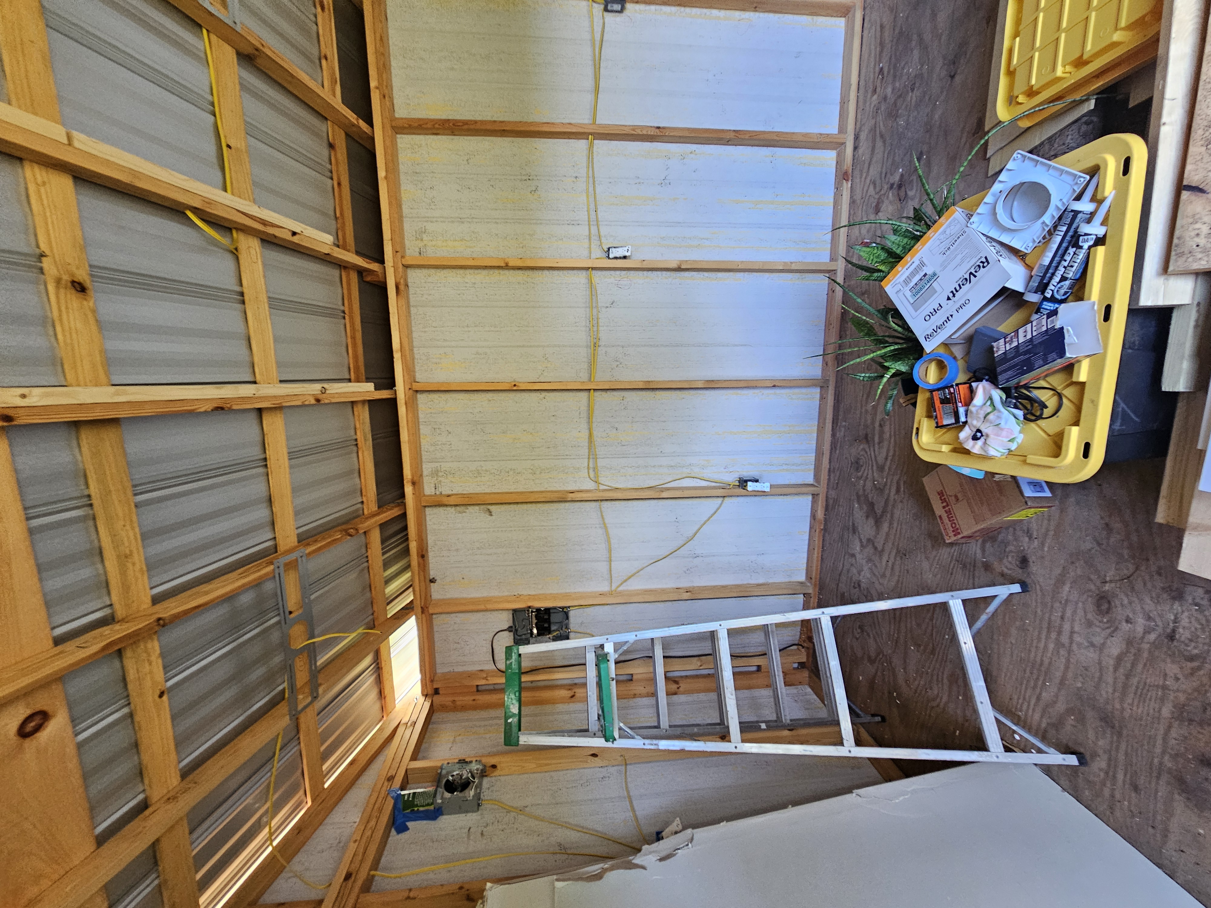 Professional crawl space spray foam insulation and moisture control system in Melbourne Florida home
